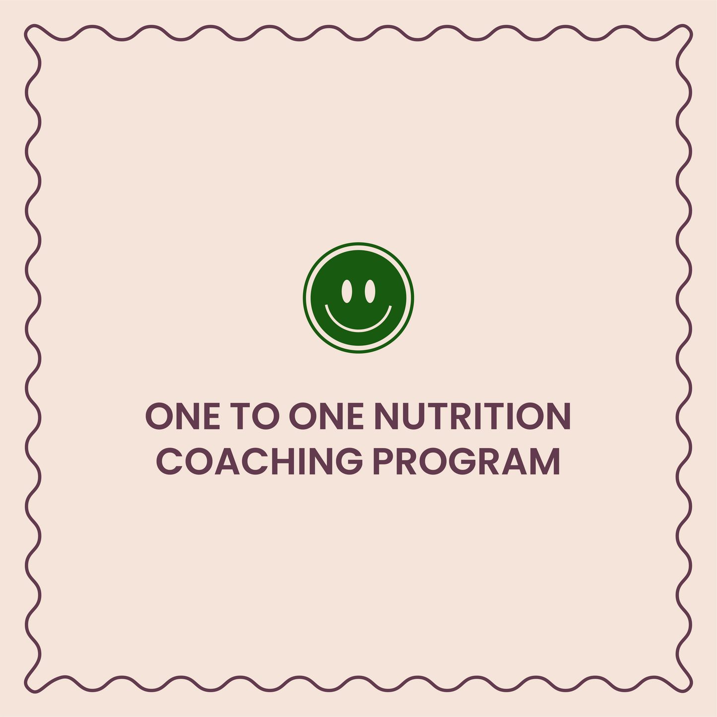 1:1 Nutrition Coaching Program